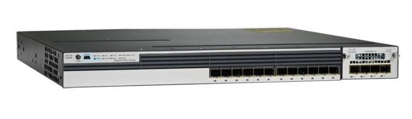 Cisco WS-C3750G-12S-E × 2台セット Cisco 35.7 mpps, 12 x GE SFP Ethernet, 350W, 1 RU, IP Services