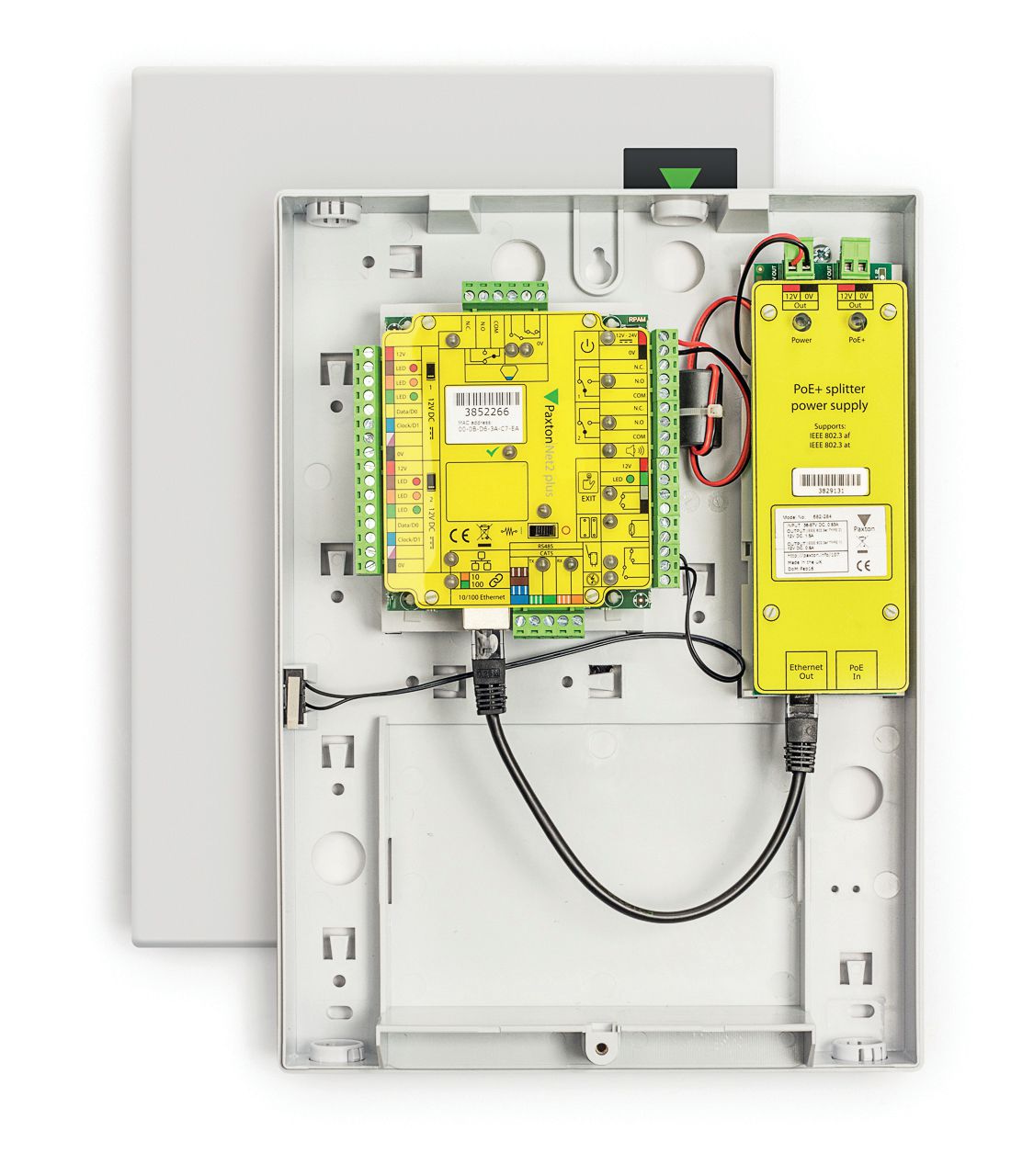 Paxton Net2 plus 1 door controller - PoE+, plastic cabinet, W126723755 ...
