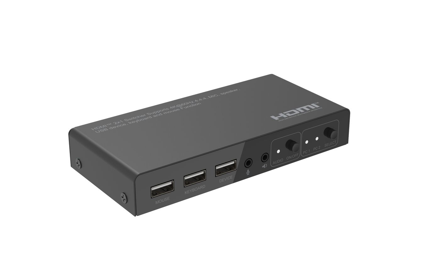 MC-HDMI-USBKVM, MicroConnect HDMI & USB KVM Switch 2 ports