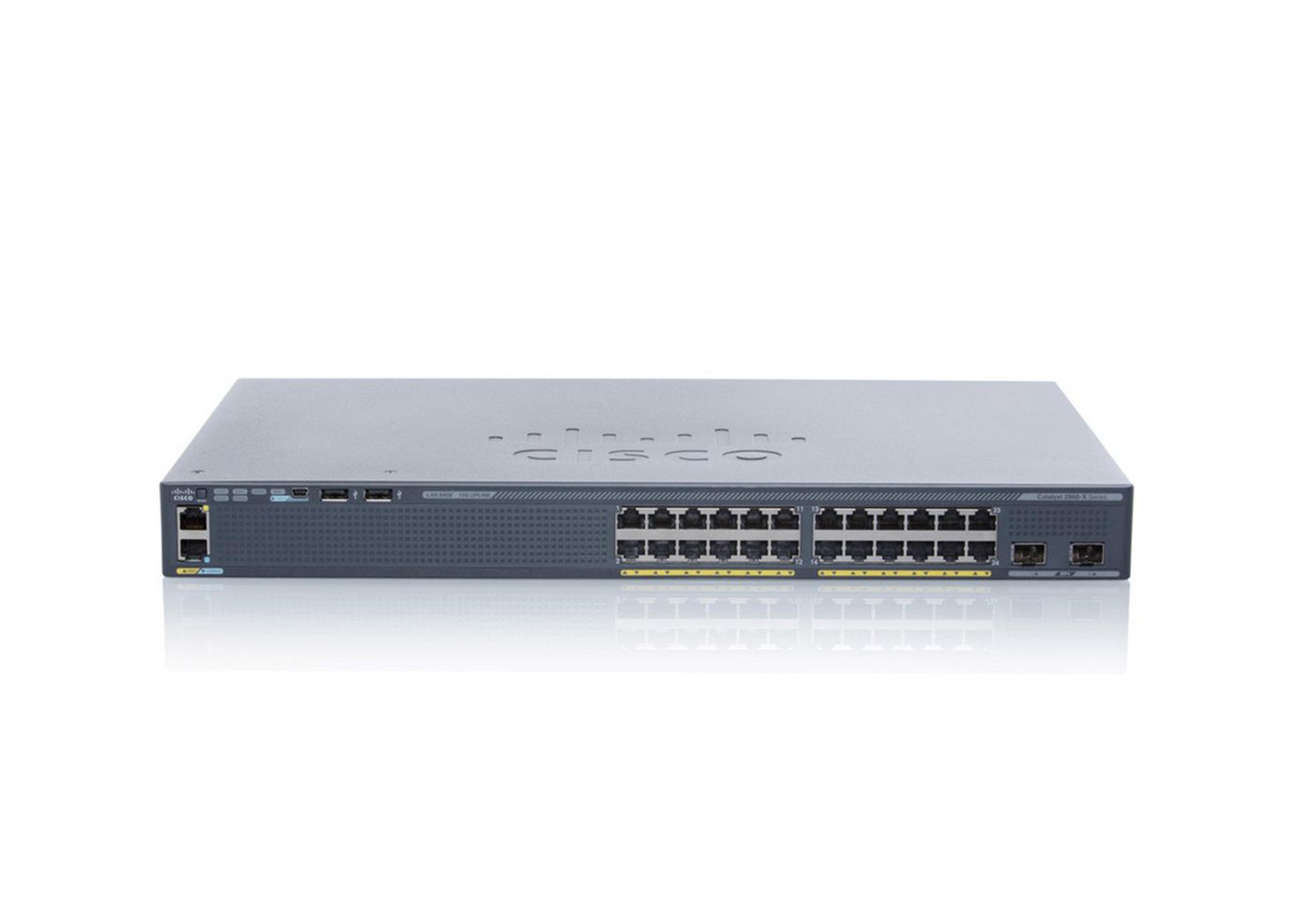 ルーター・ネットワーク機器 Cisco Catalyst 2960-X Series Cisco Catalyst 2960-X, 24 x 10/100/1000 Ethernet, 2 x SFP+