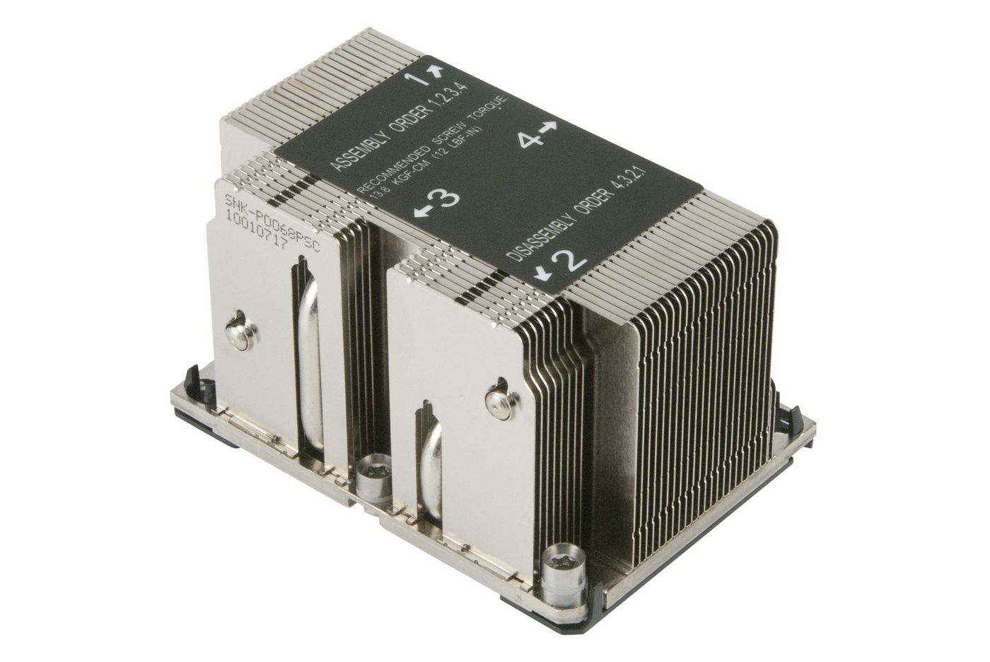 Supermicro 2U Passive Side-Air-Channel CPU Heat Sink Socket