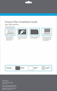 eSTUFF Adhesive Privacy Filter 11.0" for Apple iPad Pro (3:2)(Gearlab box) - W124655479