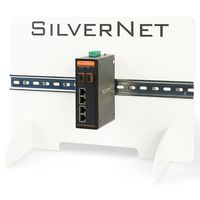 Silvernet SIL 73204P Industrial Gigabit PoE+ Unmanaged Switch. 4 x Gigabit Ethernet 30w PoE Ports, 2 x Gigabit SFP slots, Excludes Power supply - W126091859