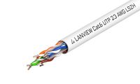 Lanview 305m Cat6 U-UTP cable 4x2xAWG23 LSZH white - W125941333
