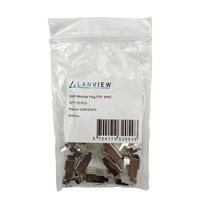 Lanview RJ45 STP plug Cat6a for AWG22-23 solid/stranded conductor 10 pcs. in a bag - W125960696