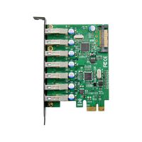 MicroConnect PCI-E x1 VL805+VL812 7-USB 3.0 Extended Card - W126343397