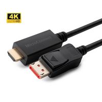 MicroConnect 4K DisplayPort 1.4 - HDMI 2.0 Cable 1m - W125943239