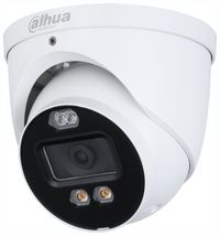 Dahua 5MP HDCVI IR (40m) TiOC Fixed Eyeball Camera, red blue Light + siren, 2.8mm Lens, DC12V, IP67 - W125974573