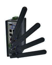 AMG Ind. Grade Managed 4G Router (EU),5 x 10/100/1000BaseT(x) RJ45 (4 x 30W PoE),WiFi,RS232/485,Dual-SIM - W126724251