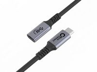 MicroConnect USB-C extension cable 2m, 100W, 10Gbps, USB 3.2 Gen 2x2 - W126988096