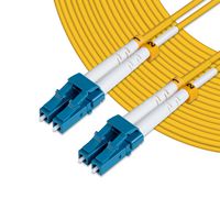 MicroConnect Optical Fibre Cable, LC-LC, Singlemode, Duplex, OS2 (Yellow) 20m - W124750508