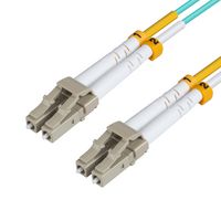 MicroConnect Optical Fibre Cable, LC-LC, Multimode, Duplex, OM3 (Aqua Blue) 20m - W124350538