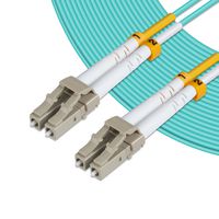 MicroConnect Optical Fibre Cable, LC-LC, Multimode, Duplex, OM3 (Aqua Blue) 20m - W124350538