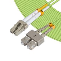 MicroConnect Optical Fibre Cable, LC-SC, Multimode, Duplex, OM5 (Lime Green) 5m - W124350549