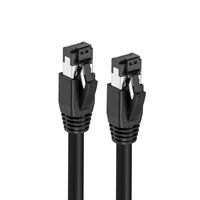 MicroConnect CAT8.1 S/FTP 1,5m Black LSZH Shielded Network Cable, AWG 24 - W126443448