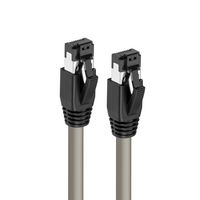 MicroConnect CAT8.1 S/FTP 5m Grey LSZH Shielded Network Cable, AWG 24 - W126443433