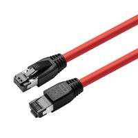 MicroConnect CAT8.1 S/FTP 7,5m Red LSZH Shielded Network Cable, AWG 24 - W126443488