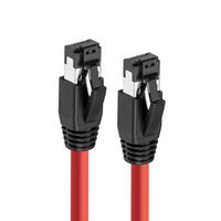 MicroConnect CAT8.1 S/FTP 7,5m Red LSZH Shielded Network Cable, AWG 24 - W126443488