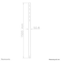 Neomounts by Newstar Newstar 150 cm extension pole for FPMA-C200/C400SILVER/PLASMA-C100/PLASMA-M1200 - Silver - W124950770