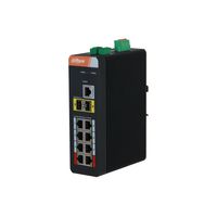 Dahua 10-port Gigabit Industrial Switch with 8-port PoE (Managed) - W125934103