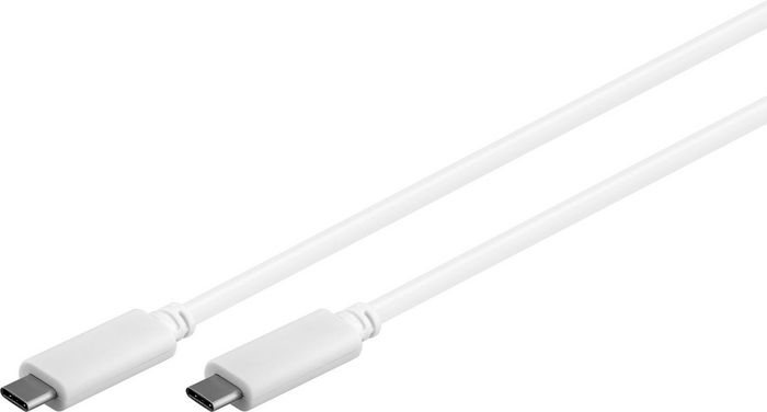MicroConnect USB-C Gen2 cable, white. 1m - W124677245