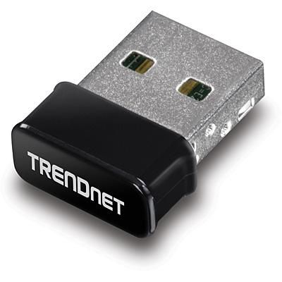 TRENDnet 2.4/5 GHz, 802.11 ac/a/b/g/n, USB 2.0, 20 x 15 x 7 mm, Black - W124484304