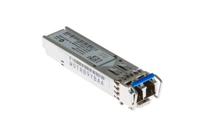 Cisco 1000BASE-LX/LH SFP transceiver module for MMF and SMF, 1300-nm wavelength, extended operating temperature range and DOM support, dual LC/PC connector - W125322189