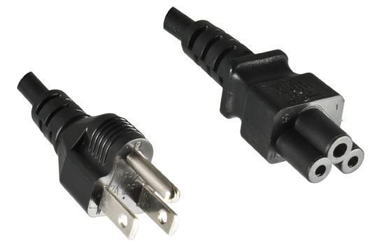 MicroConnect Power Cord JPN 3pin - C5 1.8m - W124469033