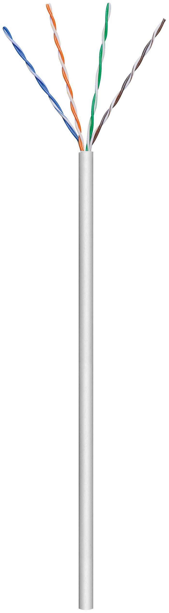 Microconnect - SSTP CAT5E 5M, Maschio / maschio, Bianco, CAT5e
