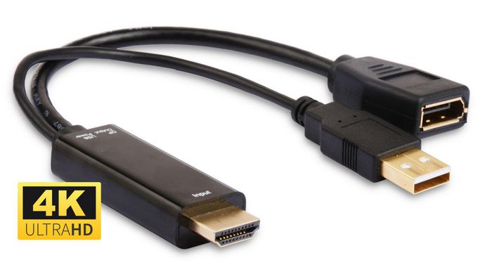 MicroConnect HDMI to Displayport Converter - W124556230