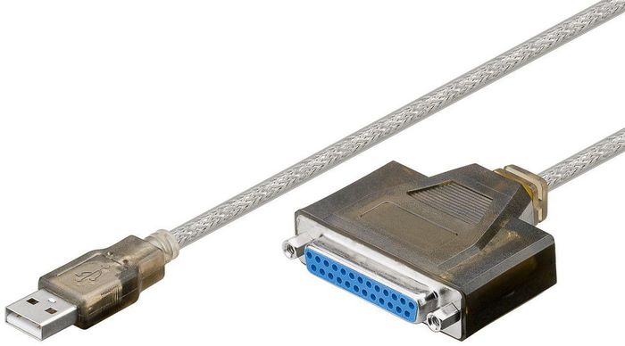 MicroConnect USB 1.1/DB25, IEEE 1284, Bi-directional, M-F, 2m - W124483987