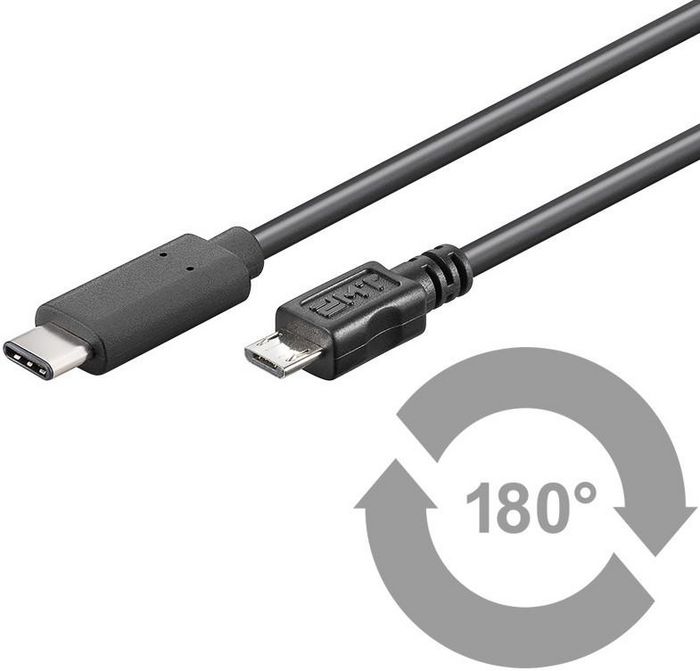 MicroConnect USB-C to USB2.0 Micro B  Cable 1M - W125076916