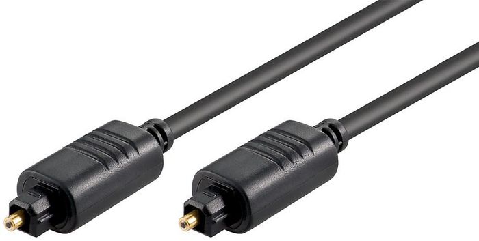 MicroConnect Toslink optical cable 5m Black - W124376415