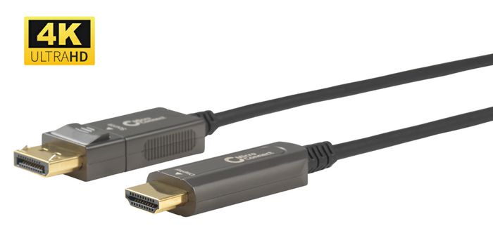 MicroConnect Premium Optic Fiber DisplayPort 1.4 - HDMI 2.0 Cable, 15m - W125825210