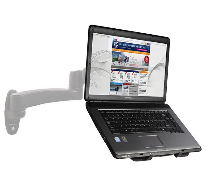 B-Tech Desk Mount Accessory Shelf for Laptops and Telephones - W126721935