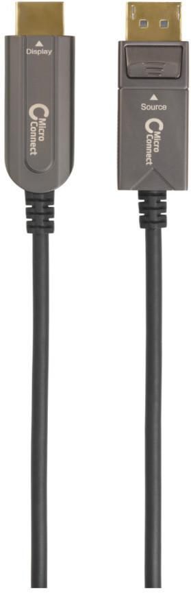 MicroConnect Premium Optic Fiber DisplayPort 1.4 - HDMI 2.0 Cable, 15m - W125825210