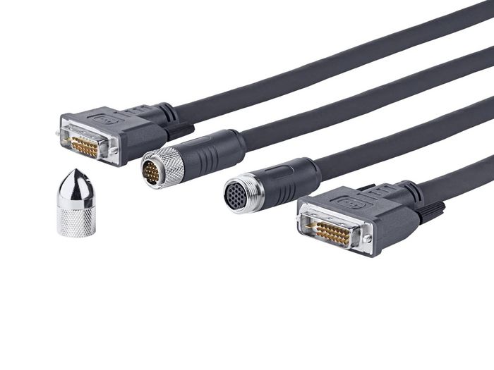 Vivolink DVI-D Cross Wall cable, 7.5m, Black - W125268520