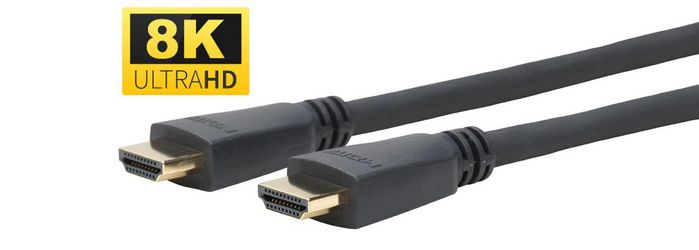 5m 8K60Hz HDMI Cable, Black Line - from LINDY UK
