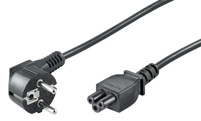 MicroConnect Power Cord Schuko Angled - C5, 1.8m - W124386186
