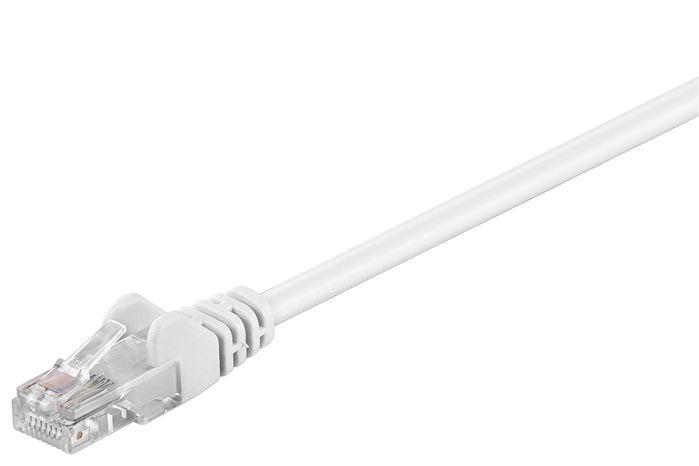 MicroConnect CAT5e U/UTP Network Cable 1m, White - W124691009