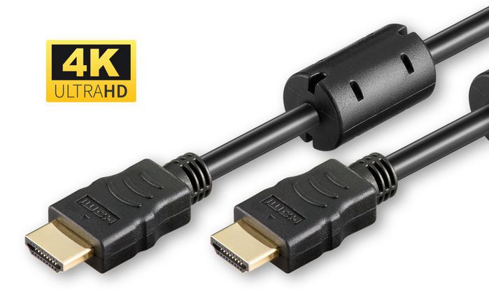 MicroConnect HDMI 1.4 Cable with Ferrite Cores, 3m - W124656202