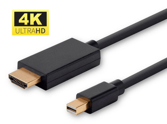 MicroConnect Mini DisplayPort 1.2 - HDMI Cable, 4K 2m - W124862987