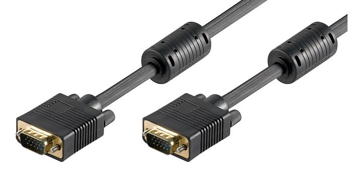 MicroConnect Full HD VGA Monitor Cable with Ferrite Cores, 5m - W124964462
