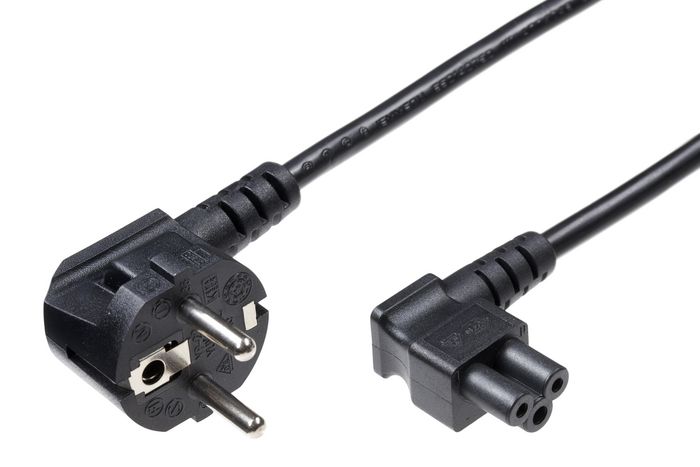 MicroConnect Power Cord Schuko Angled - C5 Angled, 1.8m - W124686292
