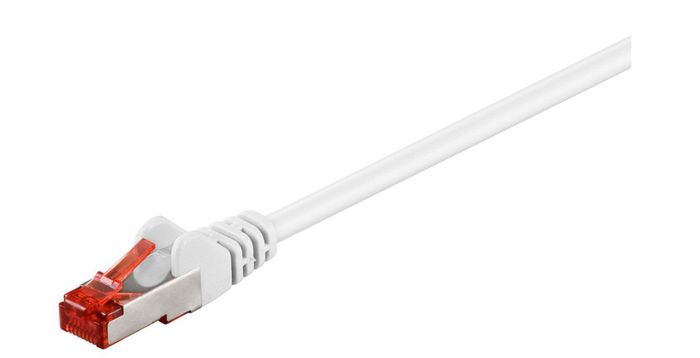 MicroConnect CAT6 S/FTP Network Cable 50m, White - W124375507