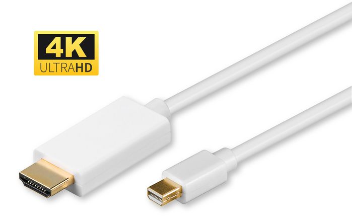 MicroConnect Mini DisplayPort 1.2 - HDMI Cable, 4K 2m - W125262787