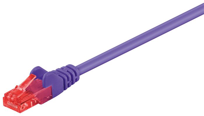 MicroConnect CAT6 U/UTP Network Cable 0.5m, Purple - W125276666