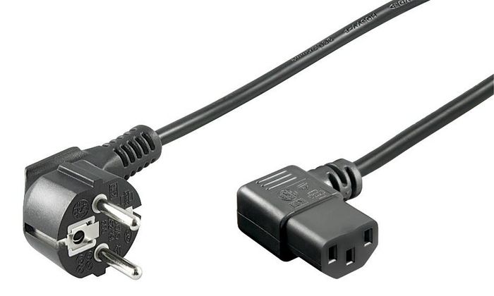 MicroConnect Power Cord Schuko Angled - C13 Angled, 1.8m - W125068774