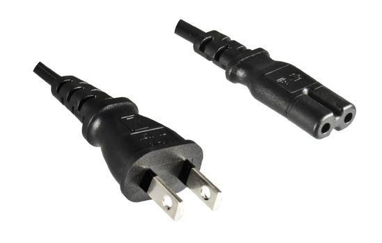 MicroConnect Power Cord JPN 2pin - C7 1.8m - W125849295