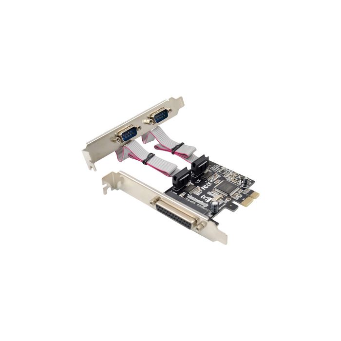 MicroConnect PCIe 1-Port Parallel 2-Port Serial card - W124363214